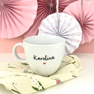 Kubek z imieniem 1l- Kika Handmade