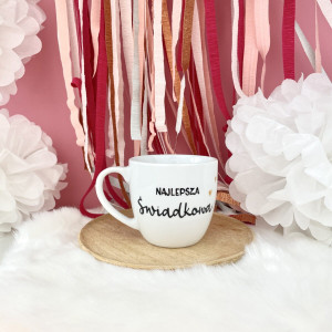 Kubek 300 ml - Najlepsza Świadkowa- Kika Handmade