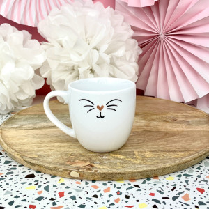 Kubek 300 ml - Koci pyszczek- Kika Handmade