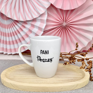 Kubek 360 ml - Pani Prezes- Kika Handmade