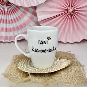 Kubek 360 ml - Pani Kierowniczka- Kika Handmade