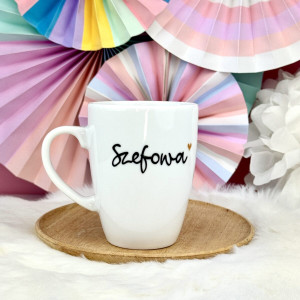 Kubek dla szefowej – 360 ml – Szefowa- Kika Handmade