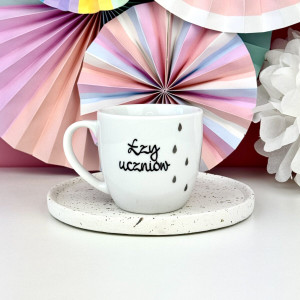 Kubek Łzy uczniów - 300 ml- Kika Handmade