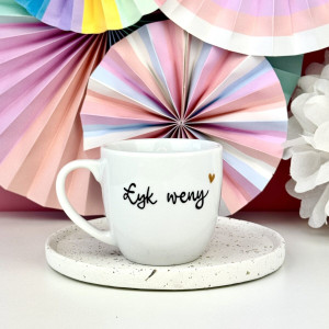 Kubek Łyk weny - 300 ml- Kika Handmade