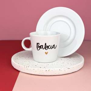 Filiżanka z napisem Babcia 200 ml- Kika Handmade
