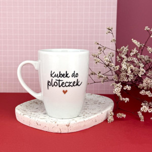 Kubek do ploteczek 360 ml- Kika Handmade