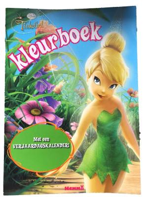 Kleurboek met verjaardagskalender ! tinkelbel