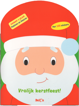 Kerstmis - Plakken en kleuren - Vrolijk kerstfeest!