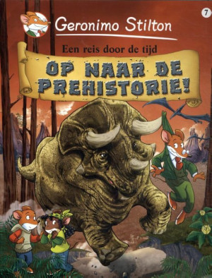Geronimo Stilton strip - Op naar de prehistorie!