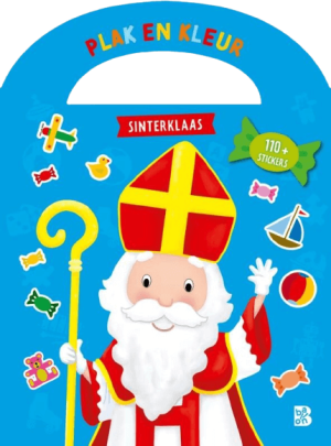 Plakken en kleuren Sinterklaas 110+ stickers