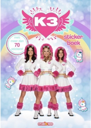 K3 Stickerboek - Met meer dan 70 stickers
