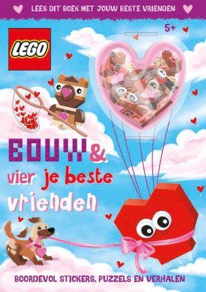 LEGO doeboek met 3 LEGO figuren en stickers - Bouw & vier je beste vrienden