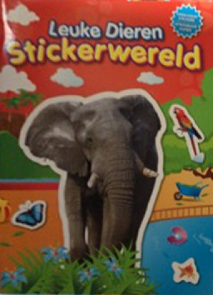 Leuke dieren stickerwereld Olifant