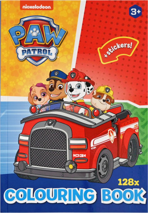 Paw Patrol Kleurboek + stickers - 128 pagina's