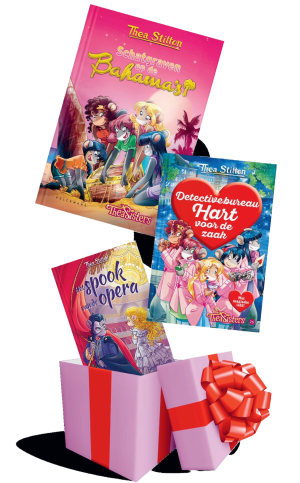 Thea Stilton - Cadeaubox - 3 leesboeken + sleutelhanger