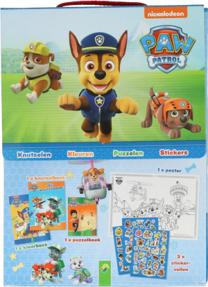 Paw Patrol pakket - Knutselen, kleuren puzzelen en stickers