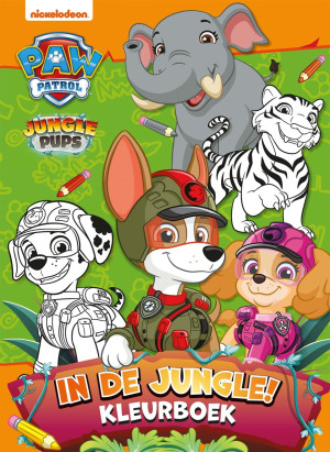 Paw Patrol in de jungle - Kleurboek