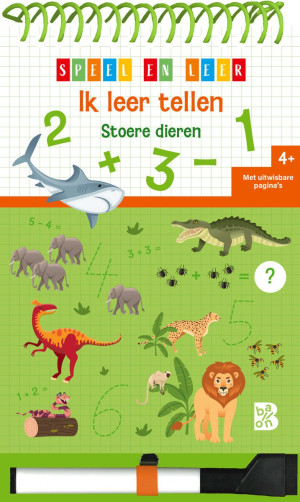 Ik leer tellen Stoere dieren