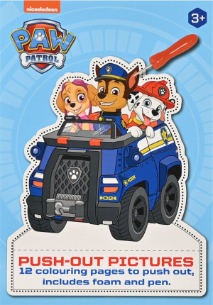 Prikblok PAW Patrol - Uitdrukplaatjes met Prikblok en Prikpen Blauw