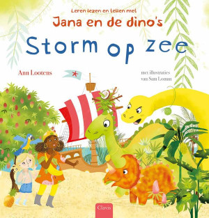 Leren lezen en tellen met Jana en de dino's - Storm op zee