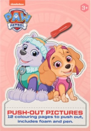 Prikblok PAW Patrol - Uitdrukplaatjes met Prikblok en Prikpen Roze