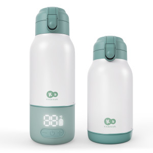 Chauffe-biberon mobile et thermos 2-en-1 GAJA vert