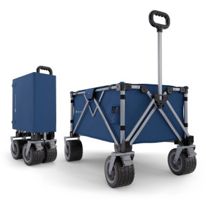 Poussette de transport pliable ROLLSTER bleu