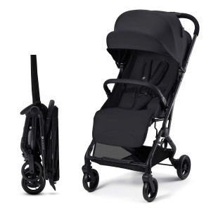 Poussette citadine légère et compacte INDY 3 cool black