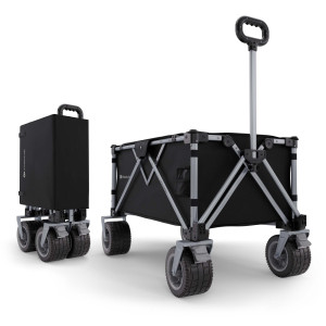 Poussette de transport pliable ROLLSTER noir