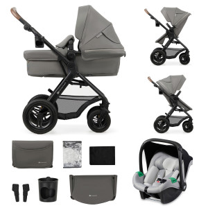 Poussette Trio MOOV 2 AIR gris clair