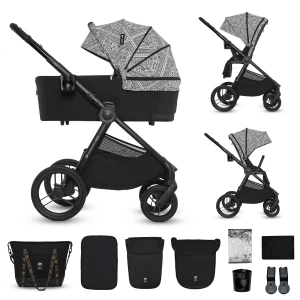 Multifunkční dětský kočárek NEA 2 Lunar Black BIZUU