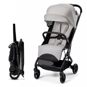 Lehký a kompaktní městský kočárek INDY 3 urban grey