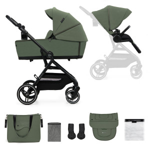 Carrito bebé 2en1 YOXI verde