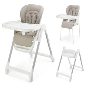 Chaise haute 3-en-1 TULO beige