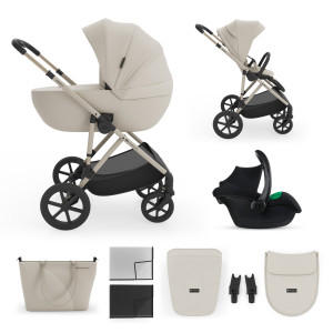 Poussette multifonction 3en1 PRIME 3 beige