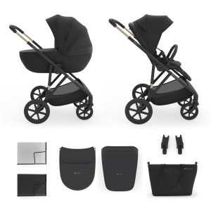 Poussette multifonction PRIME 3 2 en 1 noir