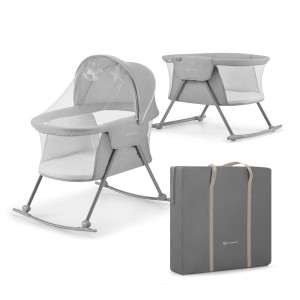 Berceau Bébé LOVI gris