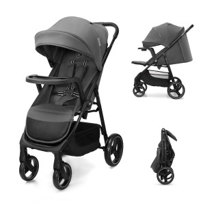 Poussette TRIG 3 avec tablette gris