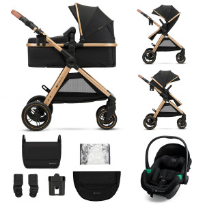 Poussette multifonctionnelle 3 en 1 ESME PRO noir