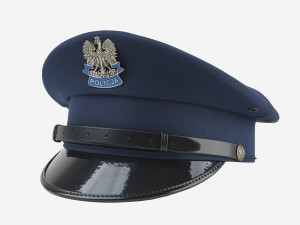Garnizonowa czapka policyjna - nowy wzór - dla podoficerów i aspirantów - 60