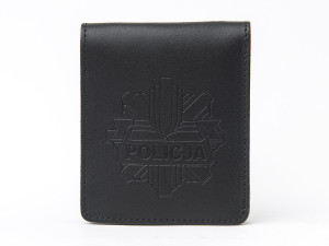 Skórzane etui na legitymacje służbową i odznakę trzyczęściowe85mm x 103mm x 13mm
