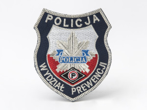 Naszywka policyjna tarcza - Wydział prewencji