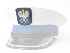 Orzeł z rzepem na czapkę policyjną