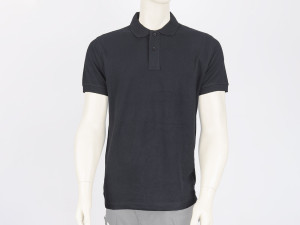 Koszulka polo czarna - L