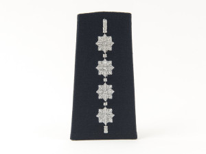 Pagony (pochewki) granatowe dla Policji - aspirant sztabowy