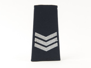 Pagony (pochewki) granatowe dla Policji - sierżant sztabowy