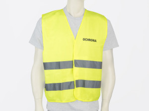 Kamizelka odblaskowa "Ochrona" na rzep - 3XL