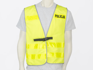 Kamizelka odblaskowa policyjna pełna - XS