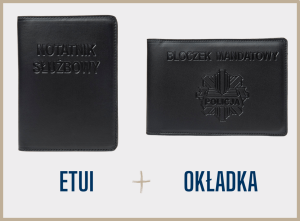 Komplet Etui na Mandatownik + Okładka na Notatnik
