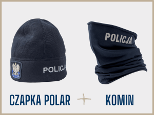 Zestaw czapka polarowa + komin